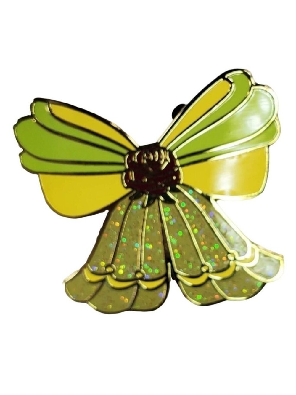 Beauty Beast Belle Lapel Pin Hair Bow Rose Badge Brooch Accessories Jewelry Pin